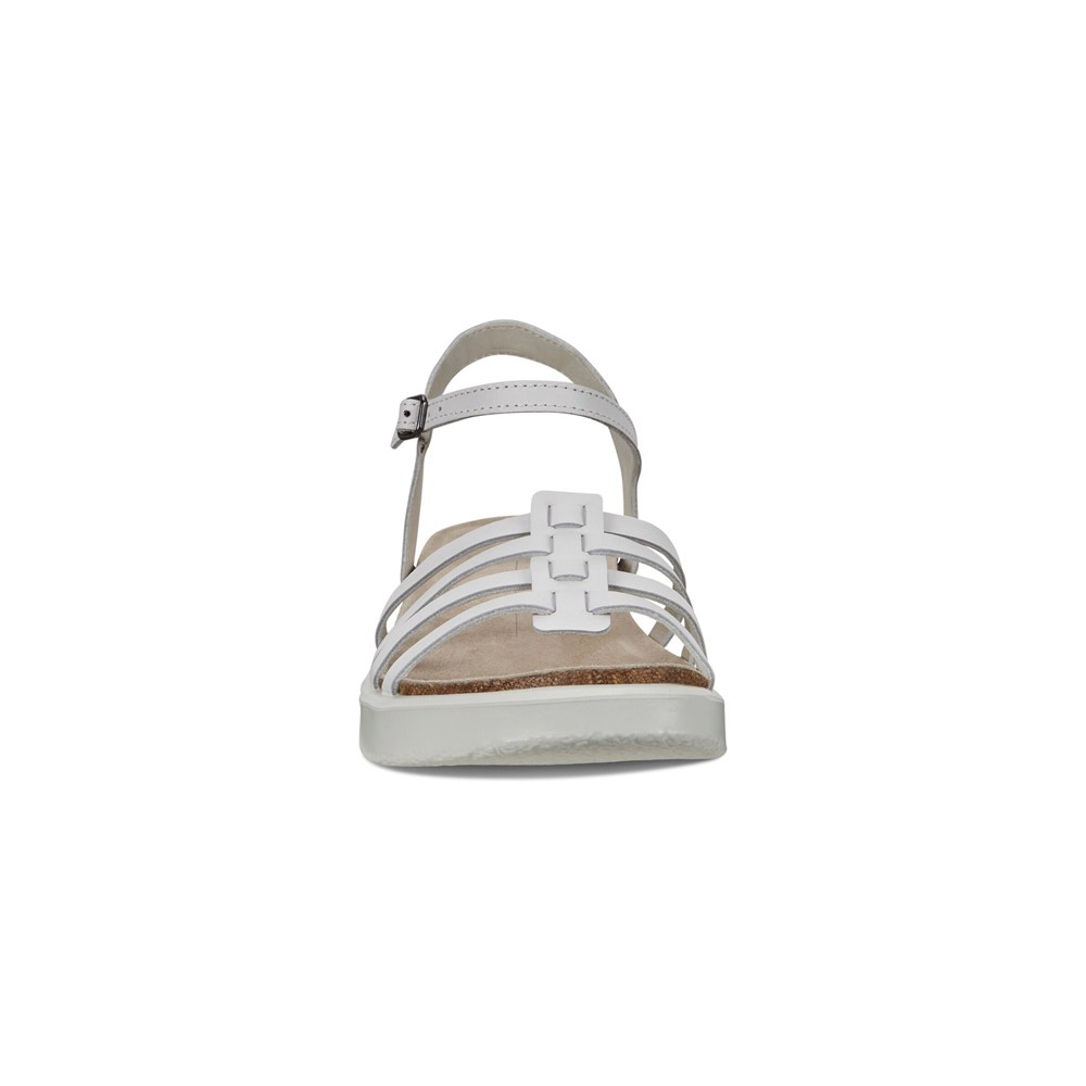 Sandalias Mujer - ECCO Corksphere Strappy - Blancos - LTZ194803